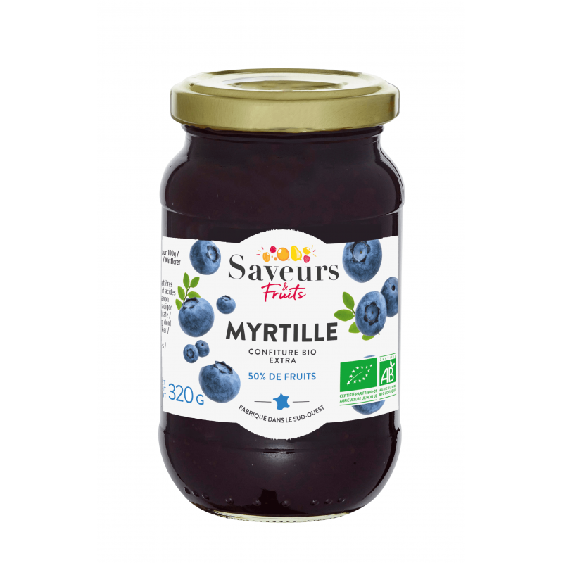 Saveurs&Fruits - Confiture de Myrtille Bio