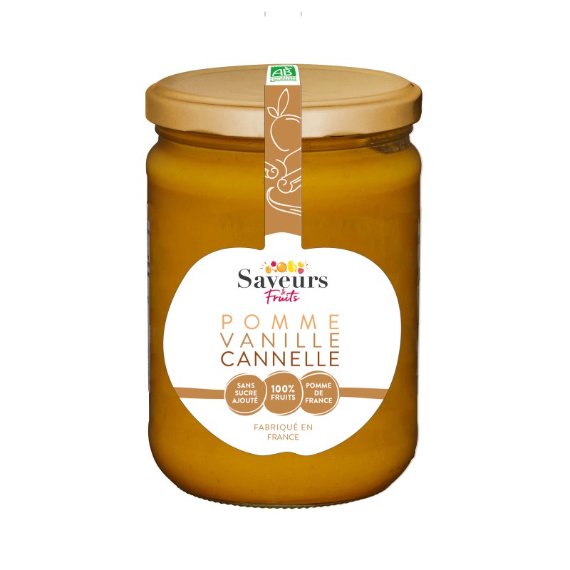 Saveurs&Fruits - Pomme Vanille Cannelle Bio